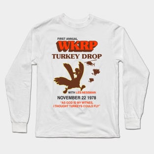 Vintage Wkrp Turkey Drop Long Sleeve T-Shirt